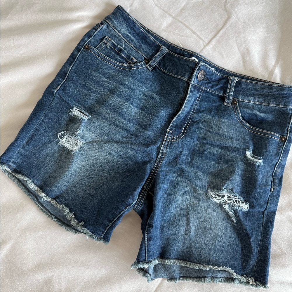 Warehouse One denim jean shorts - size 8